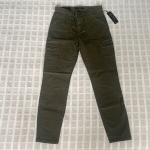 Camo Green Skinny Utility Jean Petite 25